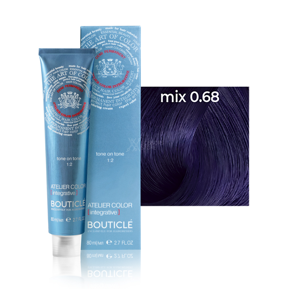 Полуперманентный краситель для тонирования волос Bouticle Atelier Color Intergative