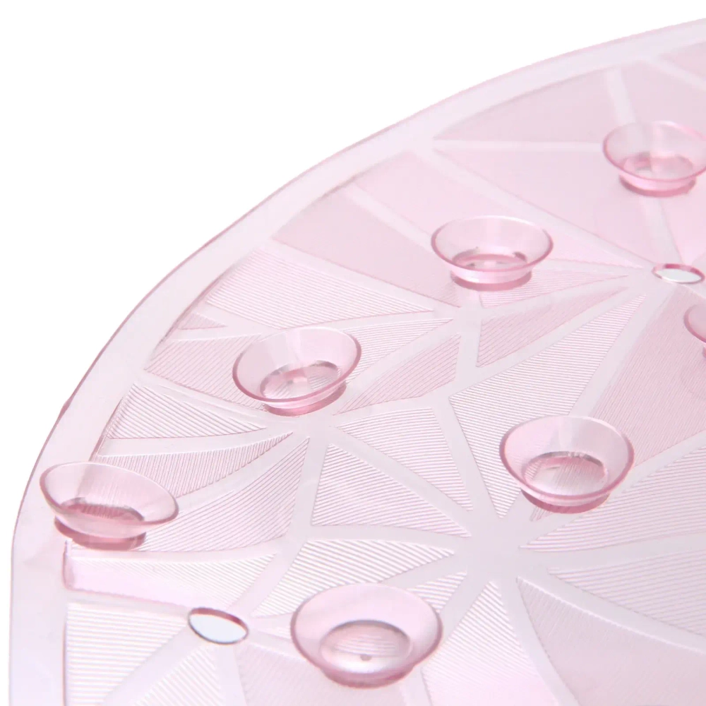 Коврик в ванну 68х38"Милана» розовый