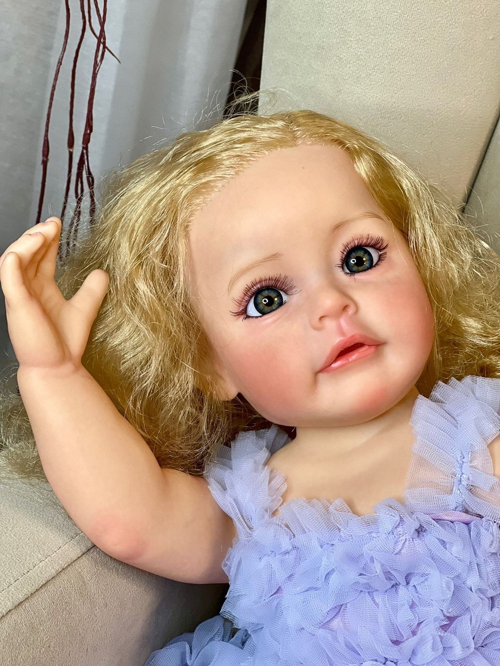 Кукла Реборн виниловая 55см в пакете (FA-554)