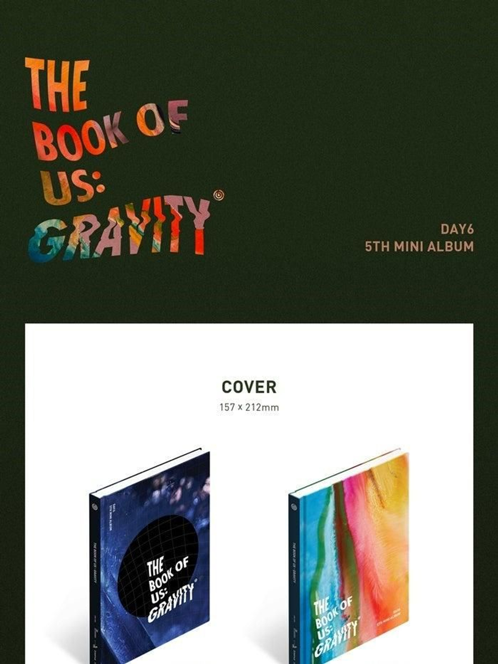 Альбом Day6 - The Book Of Us:Gravity 5th Mini Album RANDOM Version