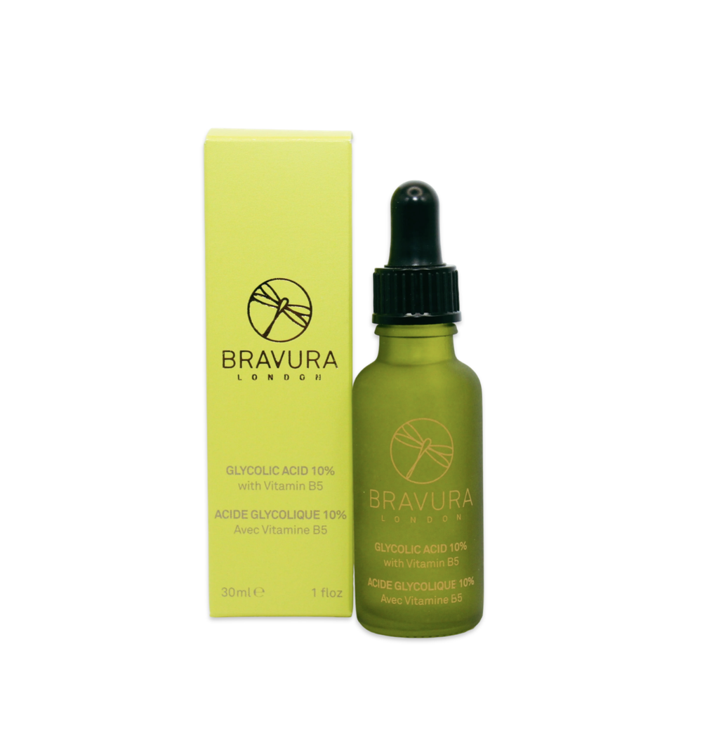 Пилинг с 10% гликолевой кислотой Bravura London Glycolic Acid 10% Peel with Vitamin B5 Бравура, 30 ml