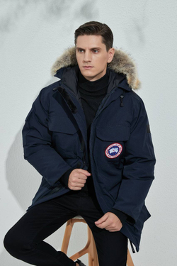 Темно-синяя пуховая парка Expedition Canada Goose премиум класса