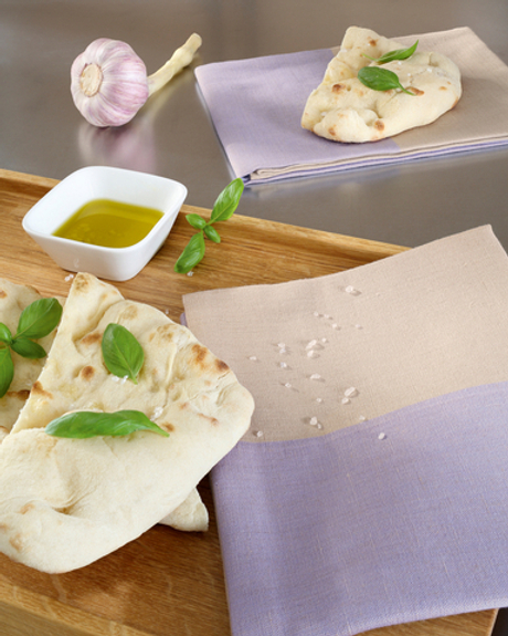 Полотенце кухонное 50x70 Cawo Cuisine Duo 535 83 бежево-сиреневое