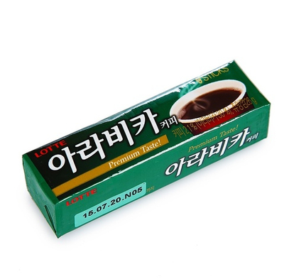 Резинка жевательная со вкусом кофе 26 г Lotte