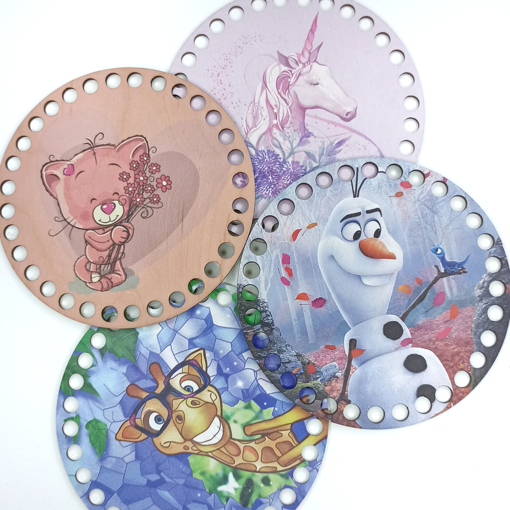 Донышко Принт Детское 15см Дизайн в ассортименте