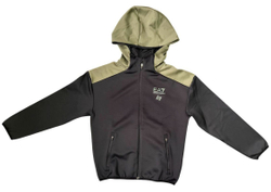 Детская теннисная толстовка EA7 Boy Jersey - black beauty