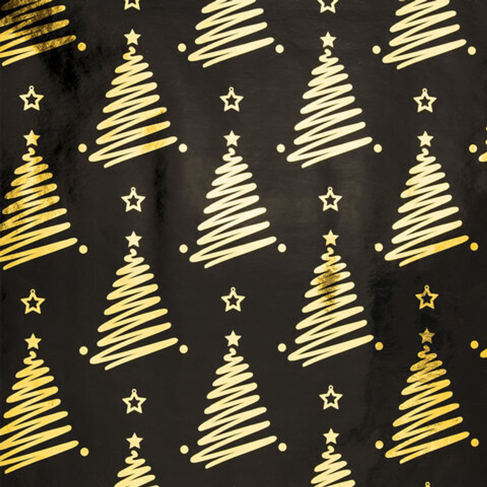 Бумага упаковочная НГ металл Winter 70х100см ассорти 1 шт