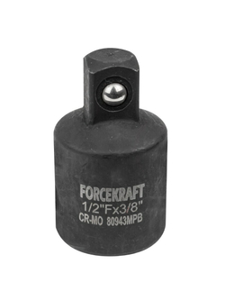 Адаптер-переходник ударный 1/2''(F)х3/8''(M) FORCEKRAFT FK-80943MPB