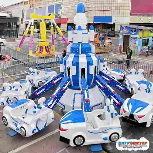 Летающая карусель «Космический Вальс» 8 кабинок, 16 мест, 11×11×7,8 м