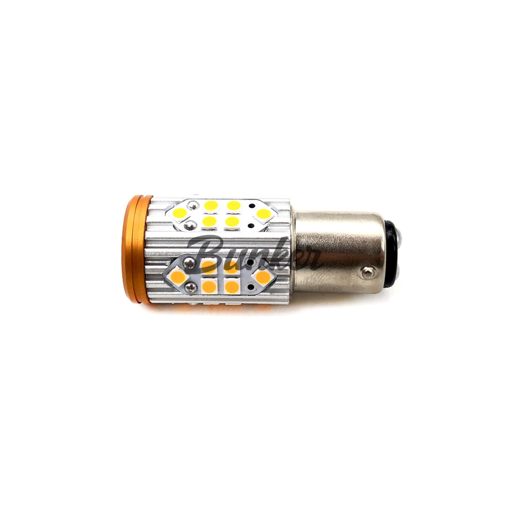 Светодиодная автомобильная LED лампа TaKiMi Special Amber P21/5W CANBUS 12V Неполярная