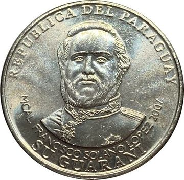 1 000 гуарани 2007 Парагвай