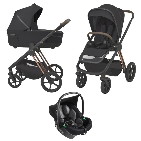 Коляска 3 в 1 Espiro Miloo 2.0 Black Diamond (310)