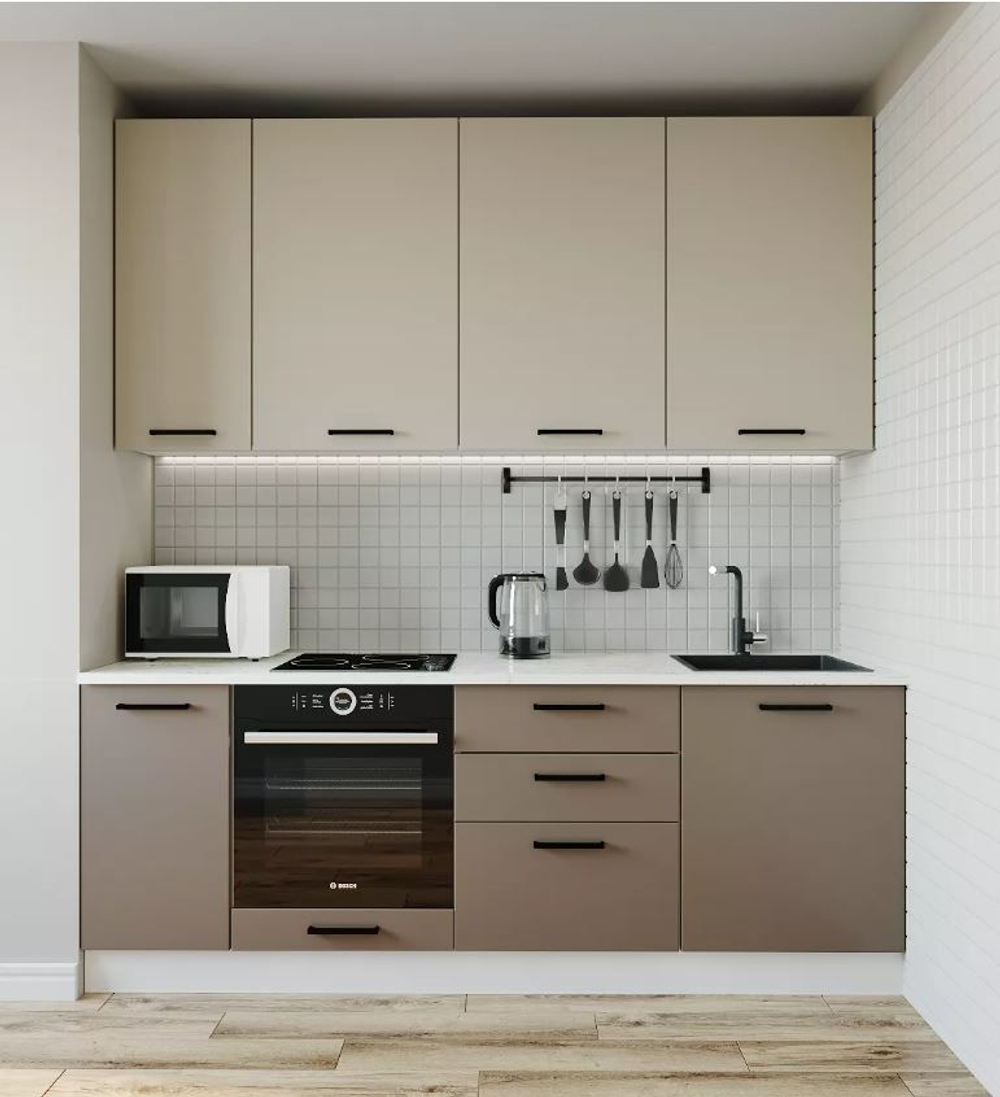 Кухонный гарнитур Латте 2200 (38 мм)