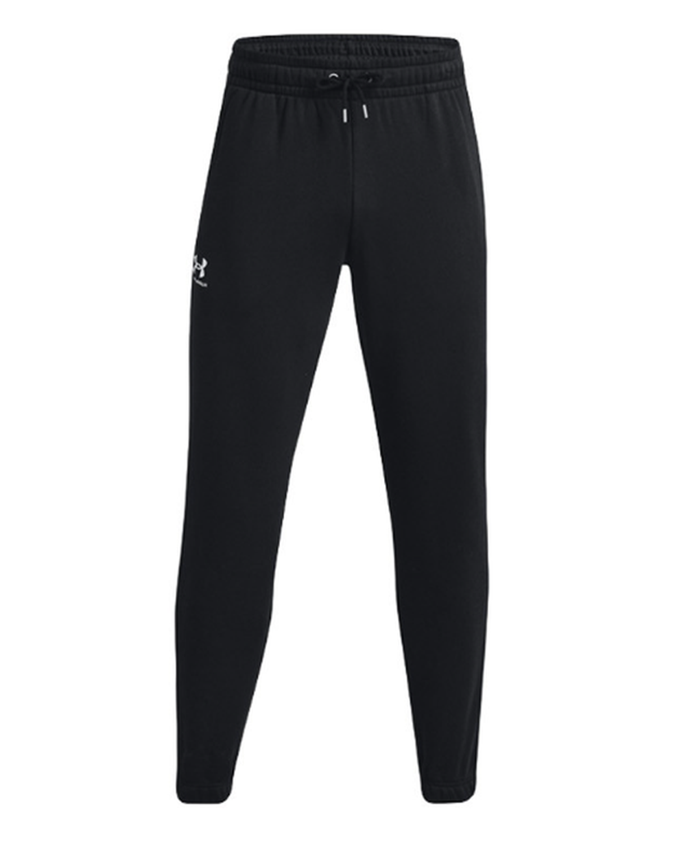 Теннисные брюки Under Armour Men's UA Essential Fleece Joggers - black/white