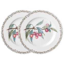НАБОР ТАРЕЛОК ЗАКУСОЧНЫХ LEFARD "FRUIT GARDEN" 2 ШТ. 20,5 СМ (КОР=24НАБ.)