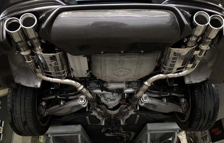 Спортивная выхлопная система с заслонками для BMW 6 Series 640i 3.0T 2011-2017 БМВ