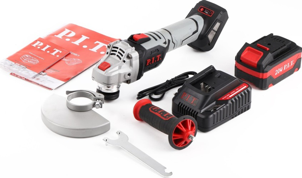 Угловая шлифмашина аккумуляторная P.I.T. PWS20H-125B/1