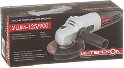Угловая шлифмашина Интерскол УШМ-125/900 900Вт 11000об/мин 125мм (419.1.0.40)