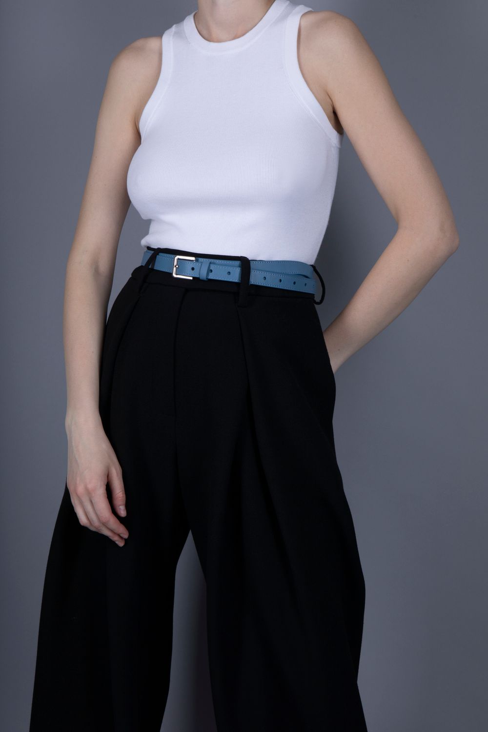 БАЗОВЫЙ ТОНКИЙ РЕМЕНЬ BLUE