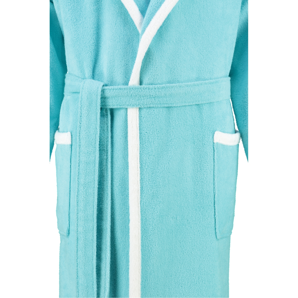 Элитный халат велюровый LC-Wing лазурь от Vossen Австрия