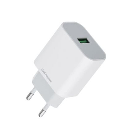 Сетевое З/У GoPower GP QC071USB 18W QC3.0 белый