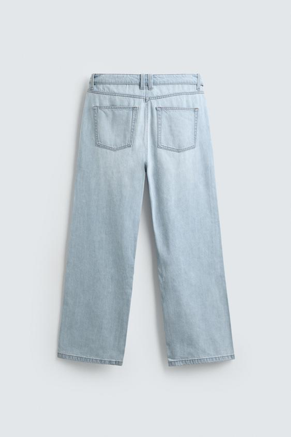 ZARA ДЖИНСЫ FLARED FIT, ГОЛУБОЙ