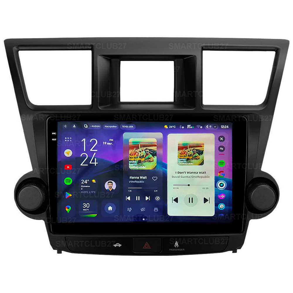 Teyes CC4 Pro 10,2" для Toyota Highlander 2 2007-2013