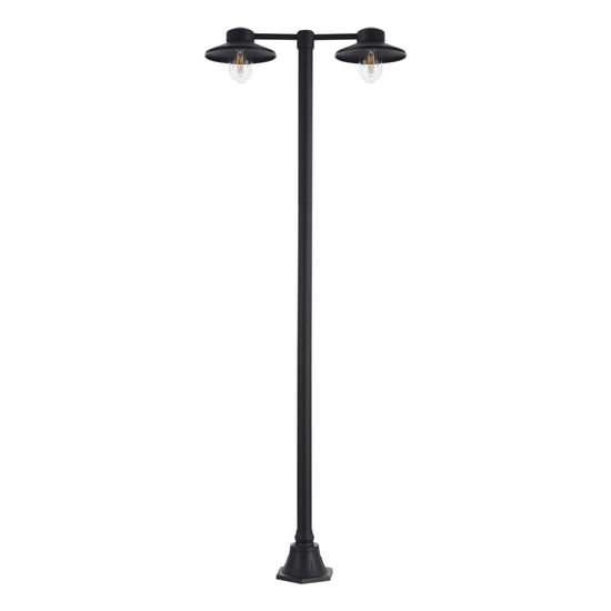 SL9542.705.02 Светильник уличный напольный ST-Luce темно-серый E27 2*60W BASKO