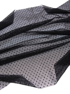 Сетка эластичная ромбик оптом, черный 170