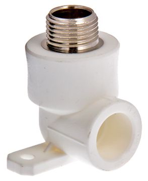 Водорозетка Valtec 25х1/2" НР с наружной резьбой полипропиленовая (VTp.755.0.02504)