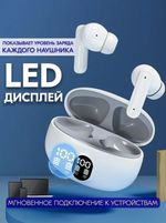 Наушники беспроводные с шумоподавлением и микрофоном