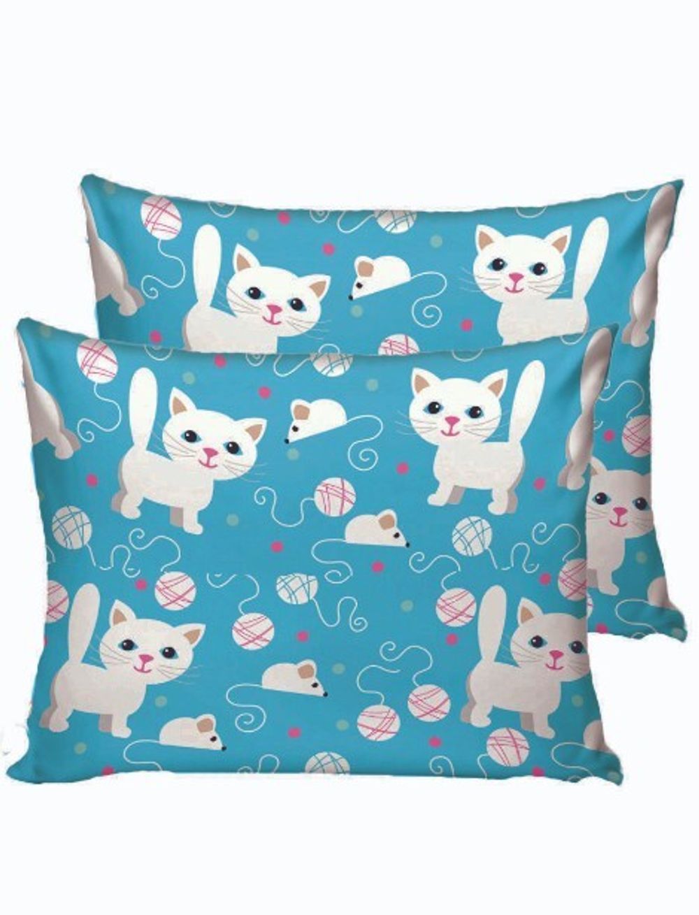 Наволочка комплект 2шт бязь Сказка "Котята" 40x60 см