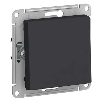 ATLASDESIGN 1-клавишный ВЫКЛЮЧАТЕЛЬ, сх.1, 10АХ, механизм, КАРБОН