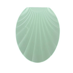 Сиденье - крышка для унитаза РАКУШКА цвет ментол 1022