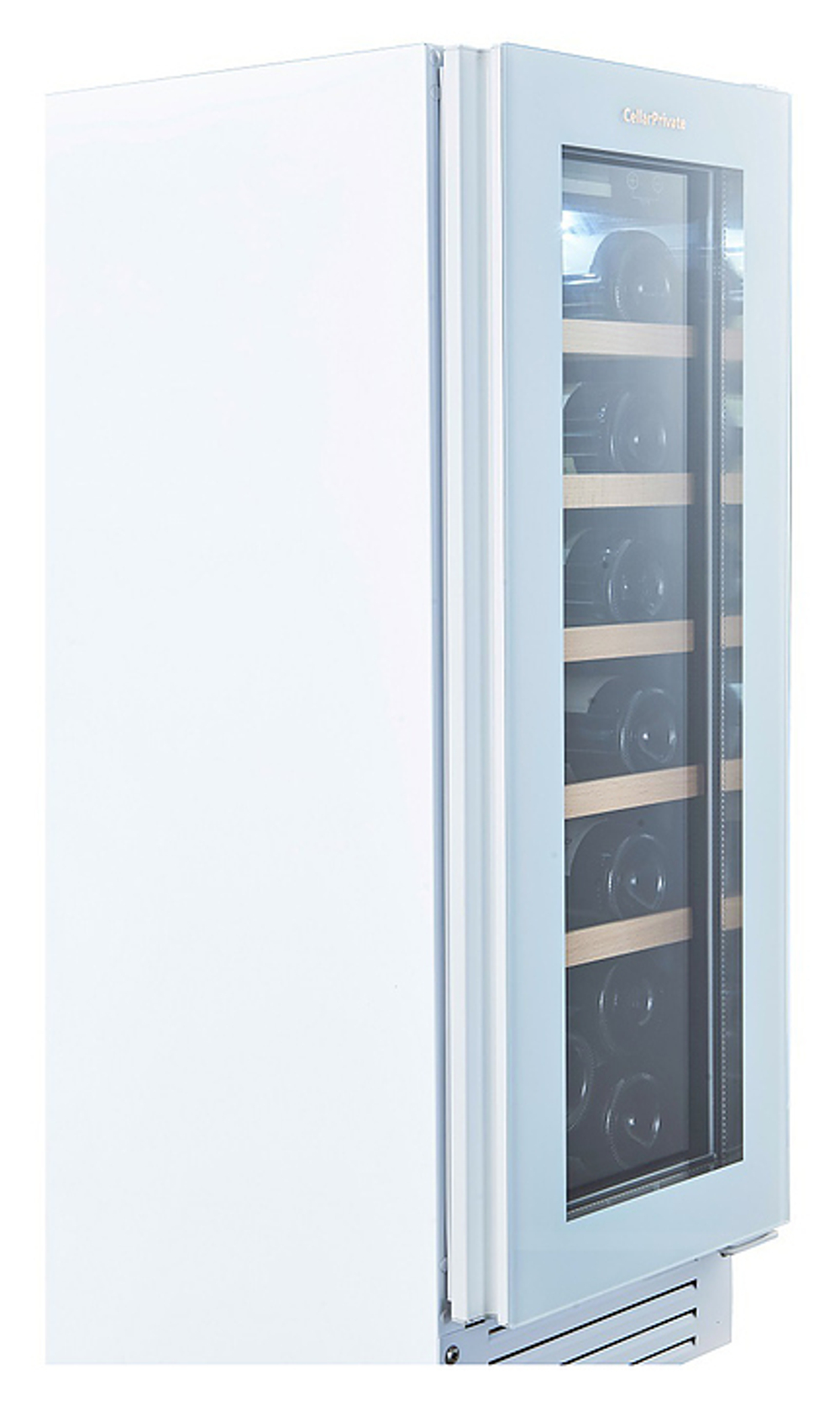 Винный шкаф Cellar Private CP020-1TWH белая дверь