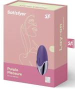 Фиолетовый вибромассажер Satisfyer Purple Pleasure (Цвет: фиолетовый)