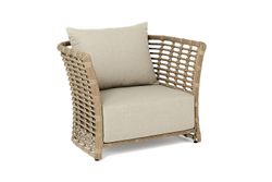 "Валенсия" кресло из искусственного ротанга, цвет соломенный