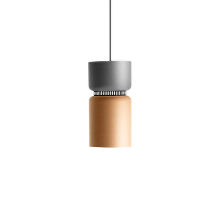Подвесной дизайнерский светильник  ASPEN S17 by B.Lux (серый+оранжевый)