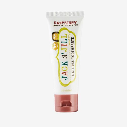 Jack N jill natural toothpaste organic Raspberry 50g (натуральная зубная паста с органической малиной).