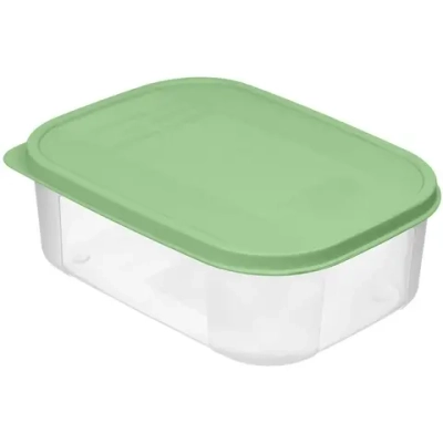 Контейнер для продуктов Verona прямоугольный 0,17л с гибкой крышкой (зеленый)
