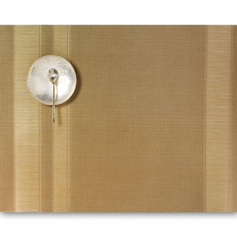 Салфетка подстановочная 36х48 Chilewiсh Tuxedo stripe Gold США