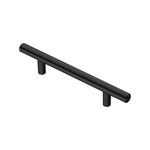 Ручка рейлинг 96 мм d-10 матовый черный