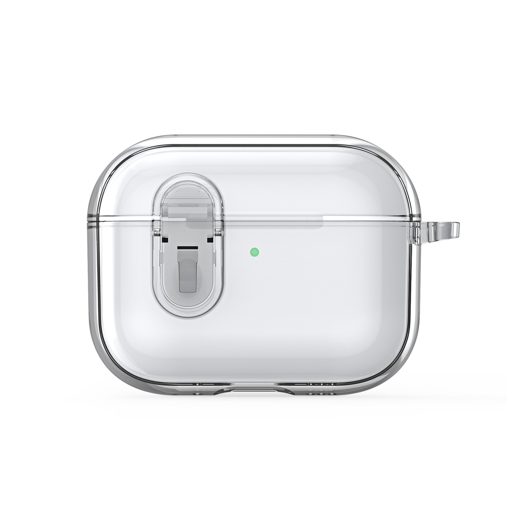Прозрачный чехол для наушников AirPods Pro 3, серия PECL Series от Dux Ducis , в комплекте с карабином