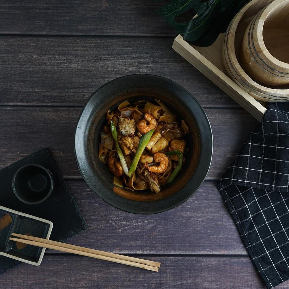 Салатник 940 мл миска для лапши d 19,5 см h10 см Dark Matt Panasia P.L. Proff Cuisine [1]