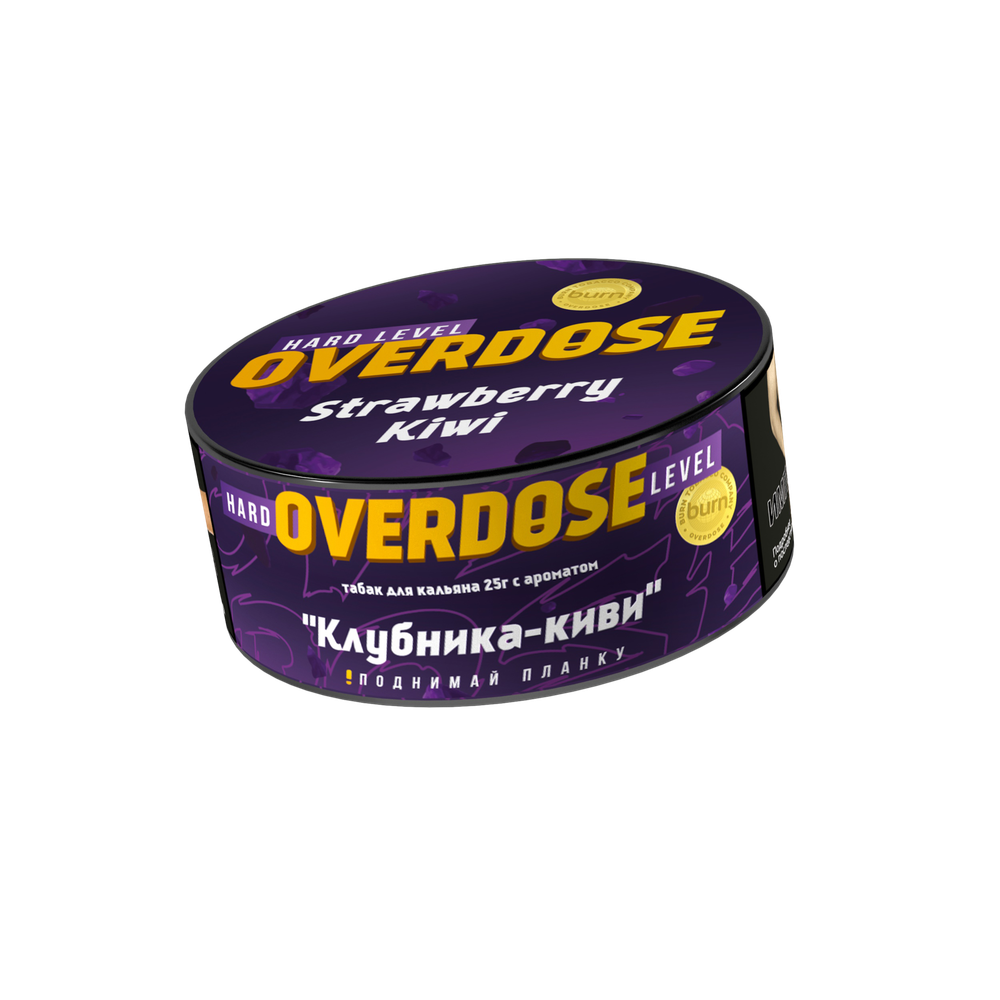 М. Табак для кальяна Overdose Strawberry Kiwi (Клубника - киви), 25 г