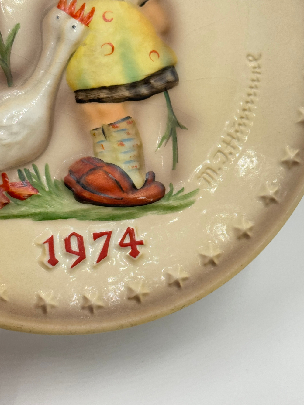 Декоративная тарелка 1974 год Goebel