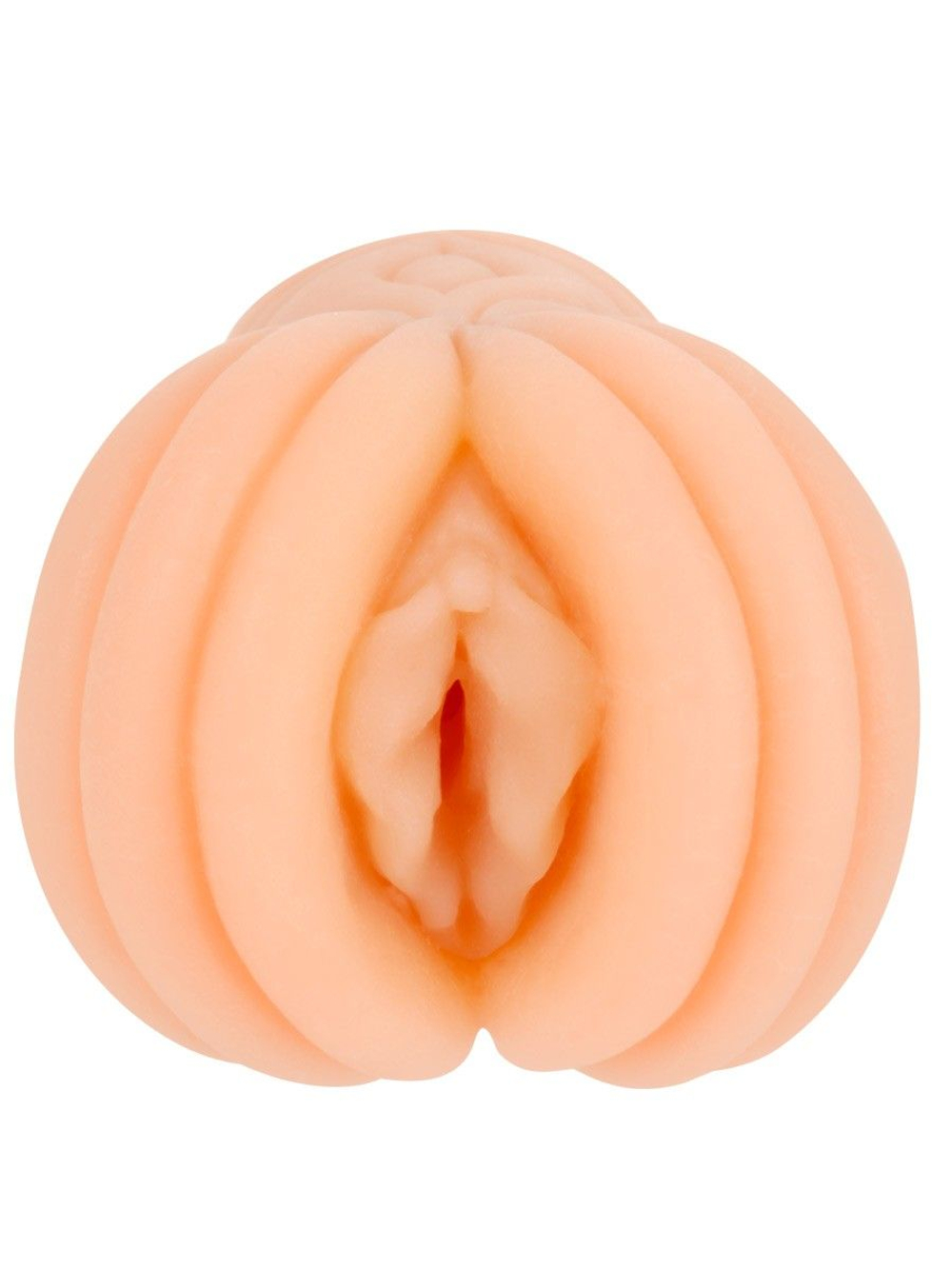 Телесный мастурбатор-вагина с рельефом на поверхности (Цвет: телесный)