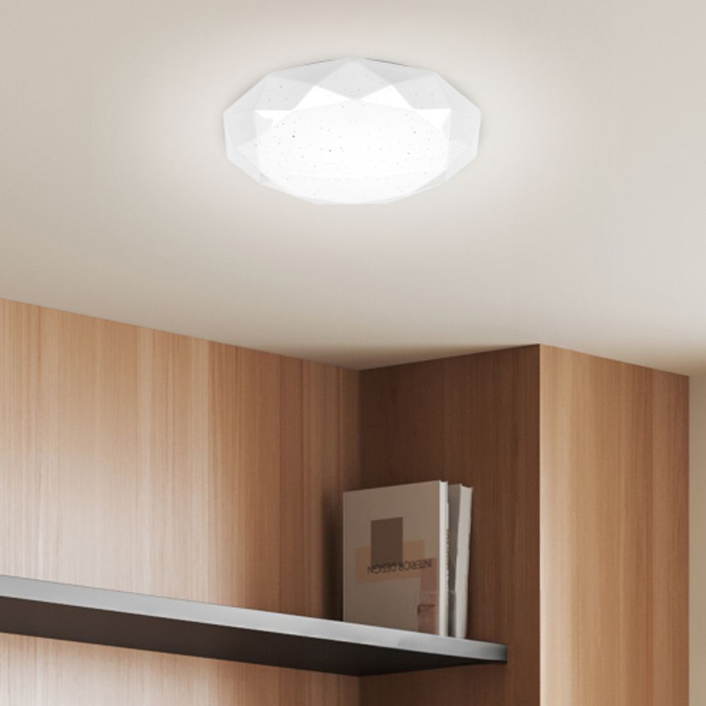 Светильник потолочный светодиодный ЭРА Классик с ДУ SPB-6-70-RC Sparkle 70Вт 3000-6500К 5950Лм