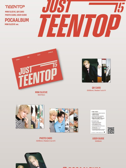 Альбом TEEN TOP - JUST 15, JUST TEEN TOP Mini Album POCAALBUM MINI SLEEVE Version