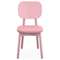 Стул Saga, рогожка, розовый